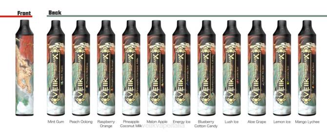 VEIIK Micko MAX vaporizzatore usa e getta 1500 puff latte di cocco all\'ananas 40L644 VEIIK Pod Italia